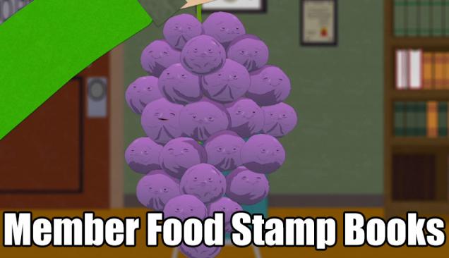 Member Food Stamp Books