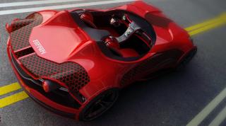 The Ferrari Millenio Electric super-car