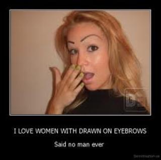 Horrible eyebrows