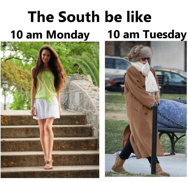 21 Cold Weather Memes Only People in the South Would Get