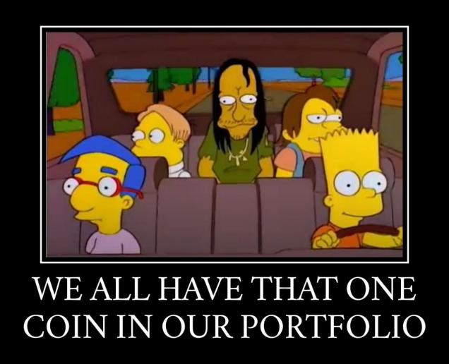 				           strange coin bitcoin crypto simpsons