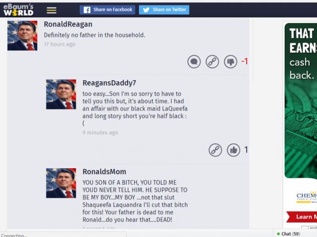 Trolling Ronald Reagan 1