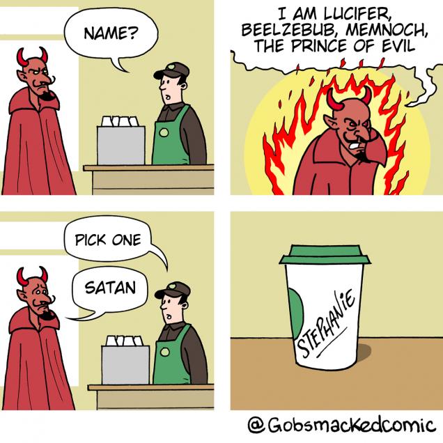 Devil Starbucks Picture eBaum's World