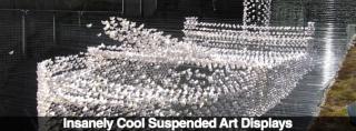 Insanely Cool Suspended Art Displays