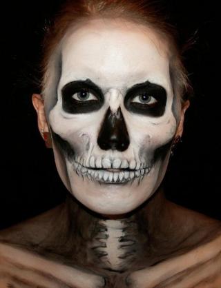 Amazing halloween face paintings