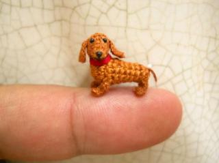 Worlds smallest crocheted animals