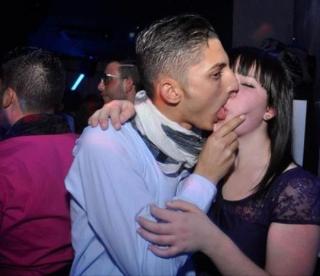 Funny kisses
