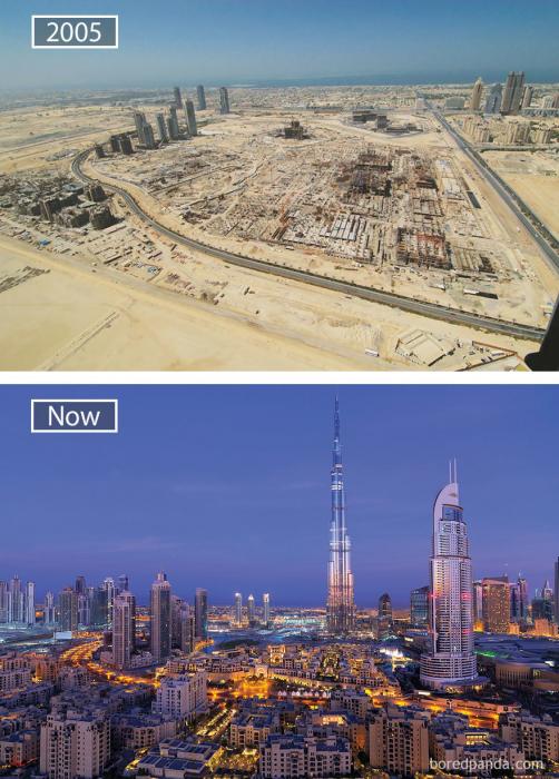 15 Before-And-After Photos That Show How Much Famous Cities Have Changed.