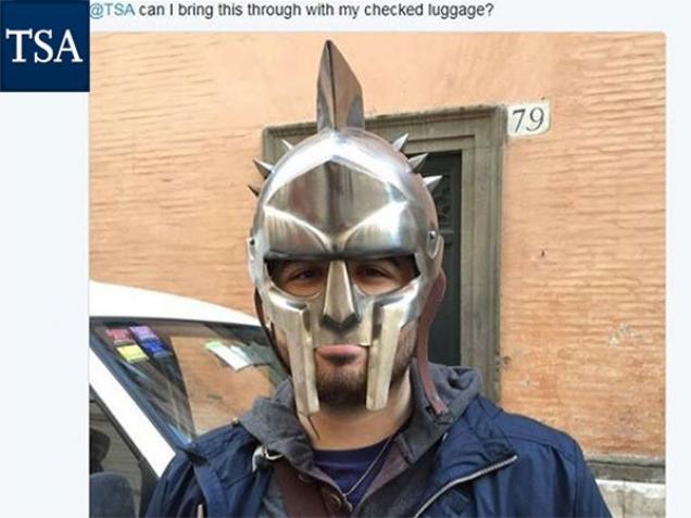 People sure do Ask the TSA some strange questions