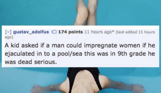 16 People Share the Funniest Sh*t That Went Down in Their Sex Ed Class
