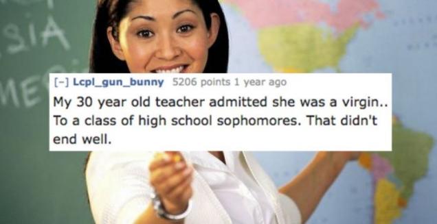 16 Of The Most Awkward Things Witnessed In A School Classroom