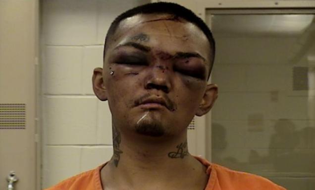 Carjacker attempts to rob 3 football players, but ends up taking a beating