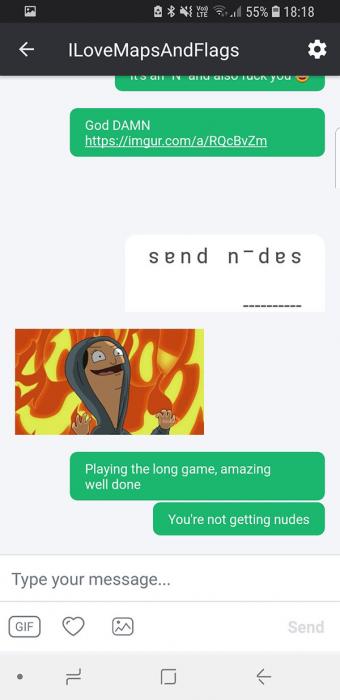 Guy uses a very clever way to request nudes