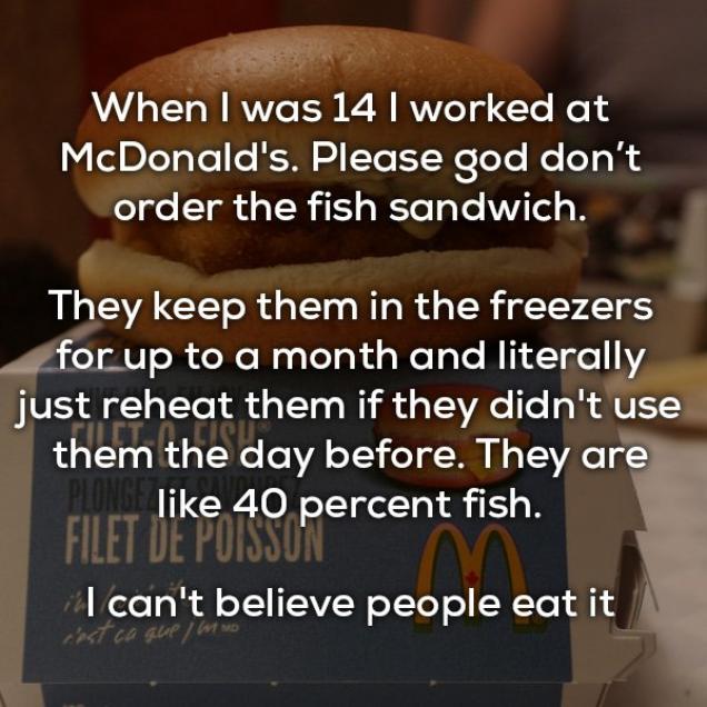 14 fast-food employees tell what to avoid on the menu