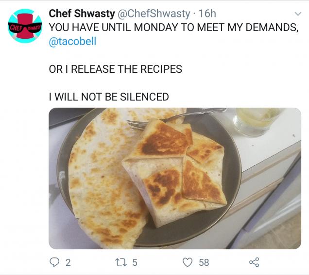 Taco Bell wouldn't deliver so he took matters into his own hands