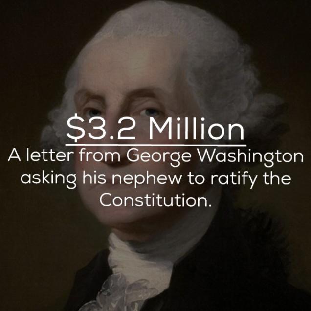 20 Autographed Items That Went For Big Money At Auction.