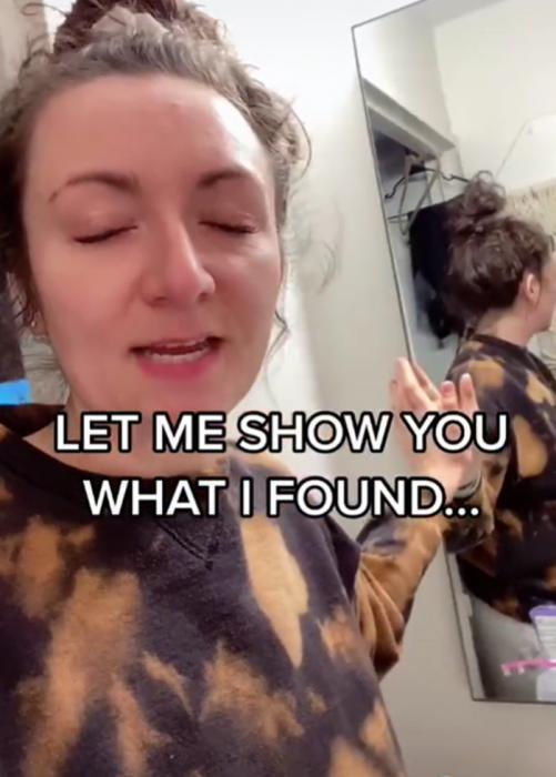 Woman Finds Creepy Apartment In Hole Behind Mirror.