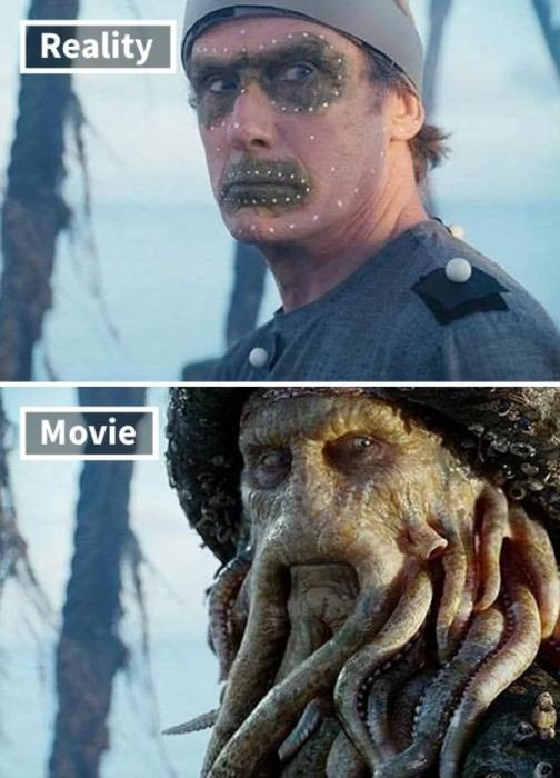 30 Film Moments Before And After CGI.