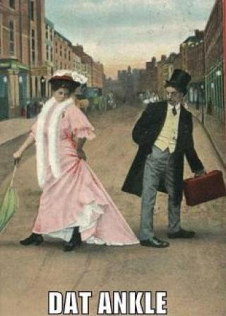 Women Showing Some Ankle!