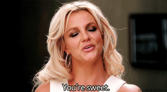 Britney Spears Gif "You're So Sweet