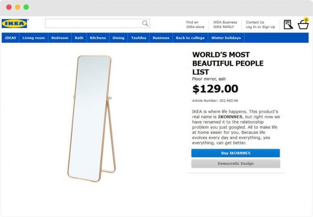 IKEA Names Its Products After Their Searches
