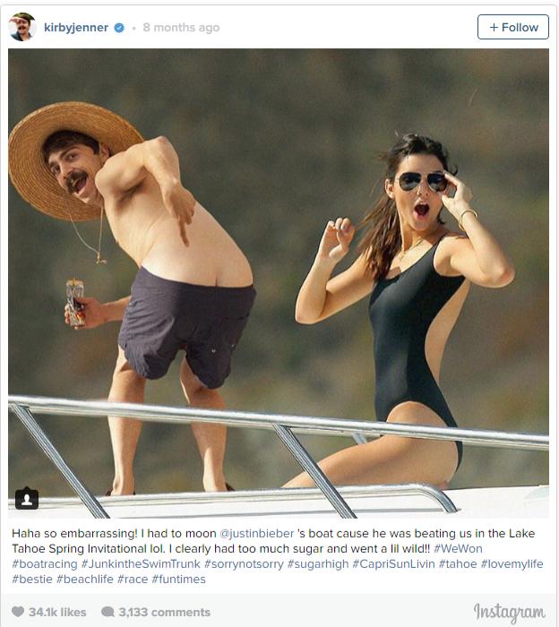 Guy Hilariously Photoshops Himself into Kendall Jenner's Instagram