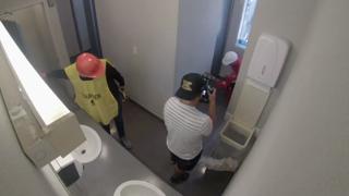 Naked and Scared Fire Drill Prank