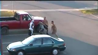 3 White Supremacists Fight A Black Guy