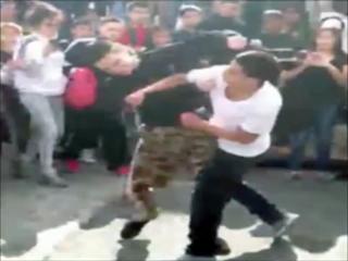 Knockout in between classes (middle school)