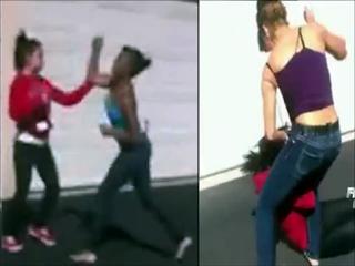 2 Cat Fights simultaneously!!