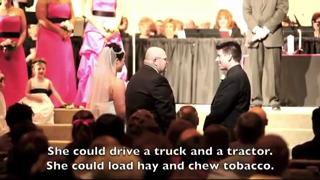 Wedding speech to parents example image