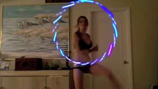 Electric HULA HOOP Girl!!!