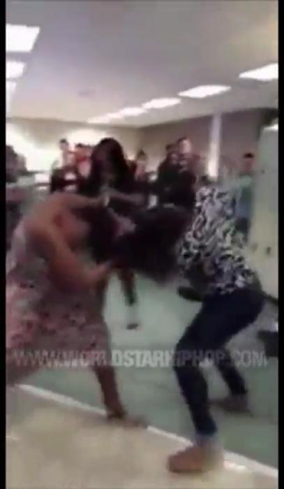 : Two Teachers Fight In The School Hallway