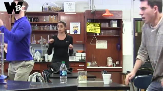 High School Kids Pull Off Creative Hilarious Prank On Girl In Chemistry Class