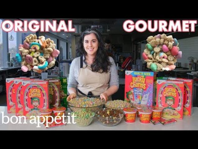 Pastry Chef Attempts To Make Gourmet Lucky Charms | Gourmet Makes | Bon ...