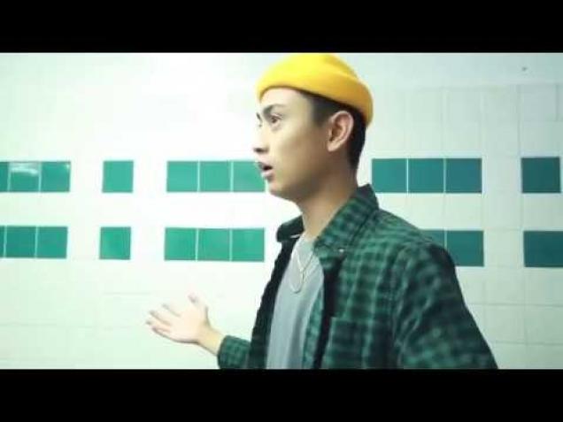 Guys Singing Halo In Bathroom