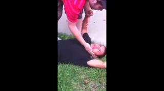 Kid Takes A Punch To The Face For A Hat