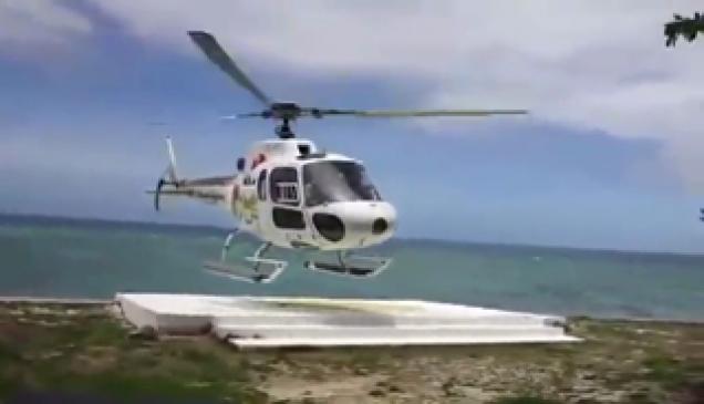 Rookie Pilot Flips Over While Trying To Land His Helicopter In Fiji ...