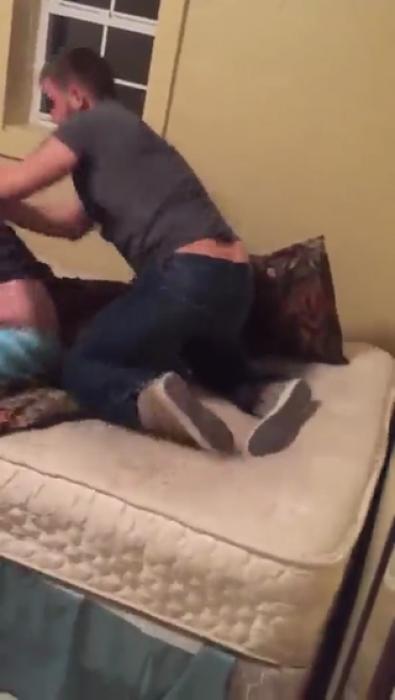 Dude Catches His Wife with Another Man in bed