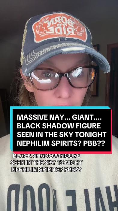 MYSTERIOUS GIANT BLACK SHADOW LIKE MEN SEEN IN TONIGHTS SKY.