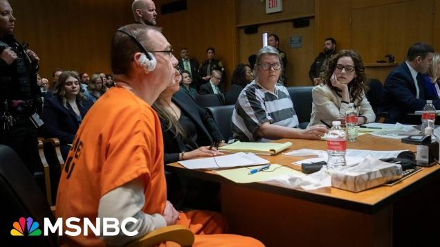 PARENTS OF THE MICHIGAN SCHOOL SHOOTER SENTENCED TO 10 TO 15 YEARS IN PRISON FOR MANSLAUGHTER