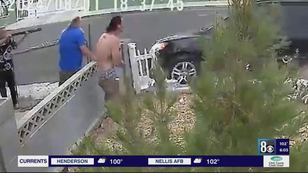 Video shows driver run over boss in west Las Vegas
