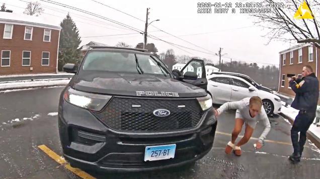 Suspect Steals Police Cruiser and Crashes into a Bristol Diner