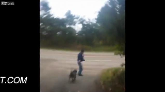 Old Fart Brings Flare Gun To Neighbors House And