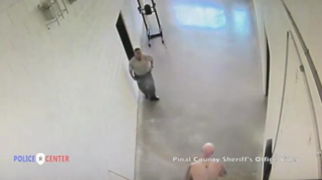 Inmates Swarm Guard - Fight for His Life