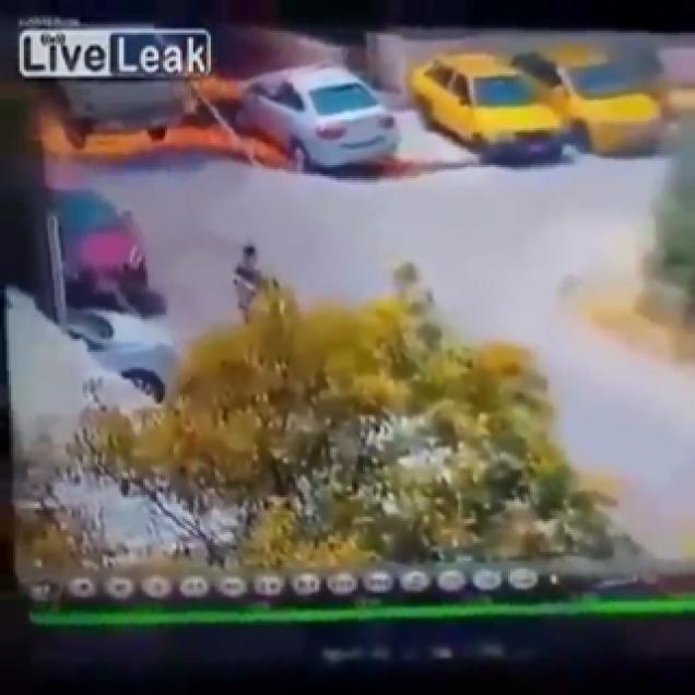 Horrific Moment A Man Catches On Fire Wtf Video eBaum's World
