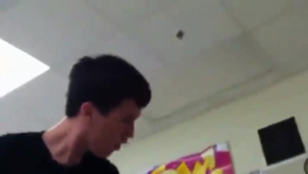 Kid Goes Nuts After Getting Punched In The Back During Class