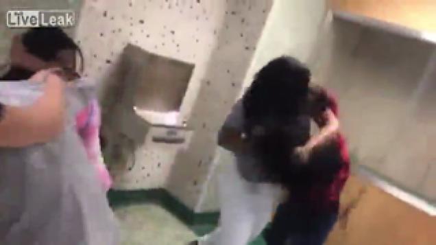 Teacher Knocked Out During Brawl.