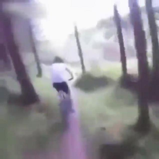 Cyclists catch a glimpse of the local wildlife