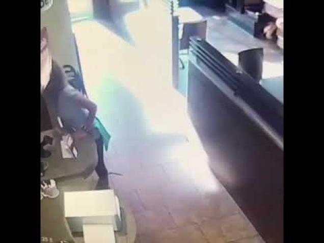 Woman Drops A Hot Turd On The Floor In Canadian Starbucks Then